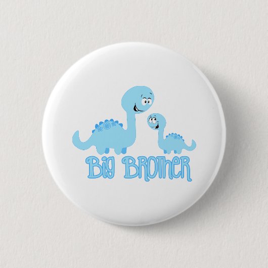 Big Brother Dinosaur Button (Vorderseite)