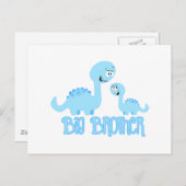 Big Brother Dinosaur Postkarte (Vorne/Hinten)