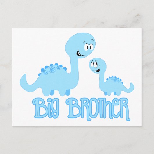 Big Brother Dinosaur Postkarte (Vorderseite)