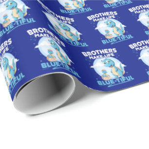 Big Brother Dinosaur Schöner Life Puff Geschenkpapier