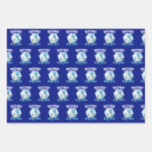 Big Brother Dinosaur Schöner Life Puff Geschenkpapier Set (Vorderseite)