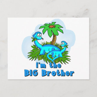 Big Brother Dinosaurier Postkarte