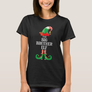 Big Brother Elf Matching Family Group Weihnachten  T-Shirt