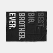 Big Brother Ever Teenager Older Sibling For Boys K Fleecedecke (Vorderseite (Horizontal))
