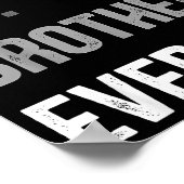 Big Brother Ever Teenager Older Sibling For Boys K Poster (Ecke)