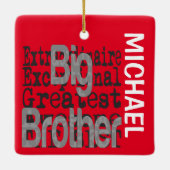 Big Brother Extraordinaire CUSTOM Keramikornament (Rückseite)