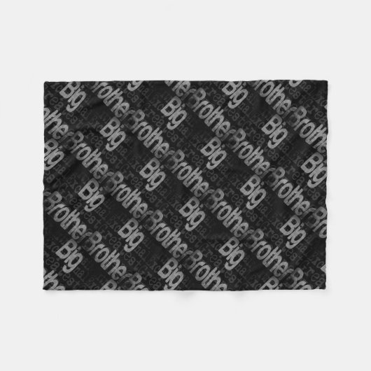 Big Brother Extraordinator Fleecedecke (Vorderseite (Horizontal))