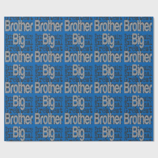 Big Brother Extraordinator Geschenkpapier (Flach)