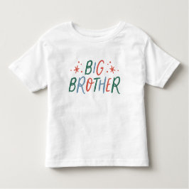 Big Brother farbenfroh rot und grün Kleinkind T-shirt