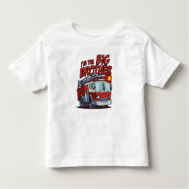 Big Brother Fire Truck Kleinkind T-shirt