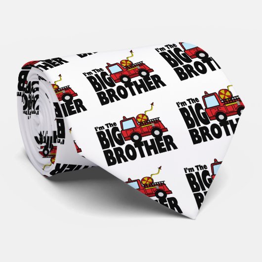 Big Brother Fire Truck Krawatte (Gerollt)