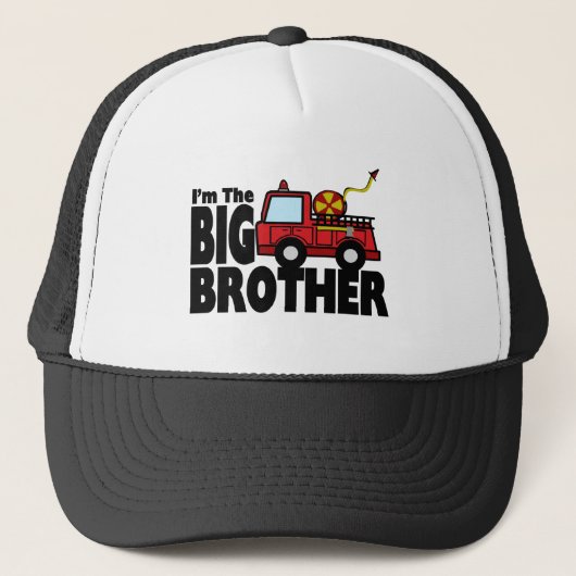 Big Brother Fire Truck Truckerkappe (Vorderseite)