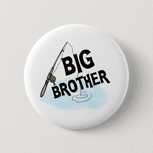 Big Brother Fischen Button (Vorderseite)
