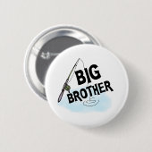 Big Brother Fischen Button (Vorne & Hinten)