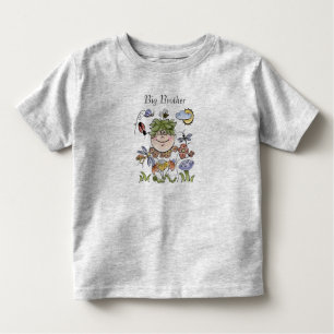 Big Brother Flower Garden Fairy Kleinkind T-shirt