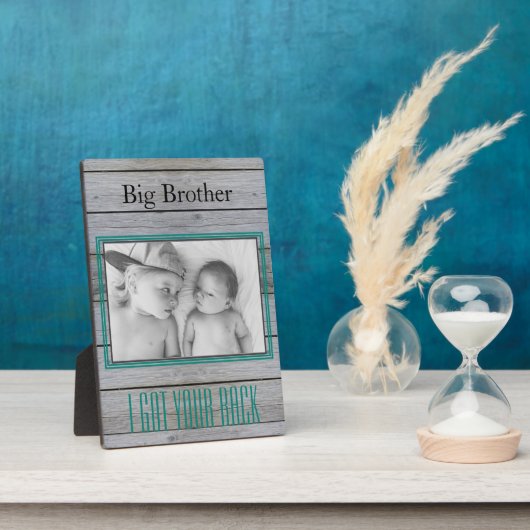 Big Brother Foto "Ich got dir den Rücken" Fotoplatte (Seite)