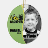 Big Brother Foto Keramik Ornament (Links)