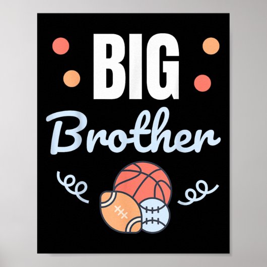 Big Brother _ Fun Pregnancy Ankündigung & Amp; Sib Poster (Vorne)