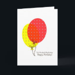 Big Brother Geburtstagskarten, große farbenfrohe B Karte<br><div class="desc">Eine einfache,  saubere,  schöne und farbenfrohe Ballonkarte für einen großen Bruder zu seinem Geburtstag. Inside text ist anpassbar.</div>