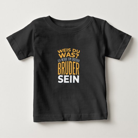 Big Brother German Baby T-shirt (Vorderseite)