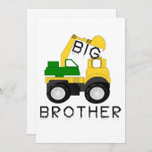 Big Brother Geschenk für Traktor Liebende Jungs Ki (Vorne/Hinten)
