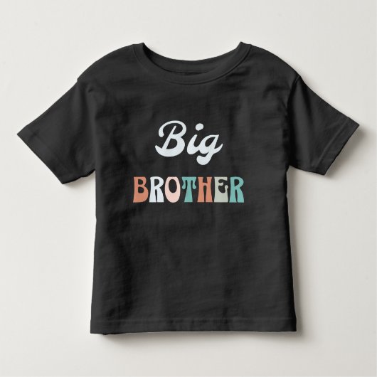Big Brother Groovy Kleinkind T-shirt (Vorderseite)