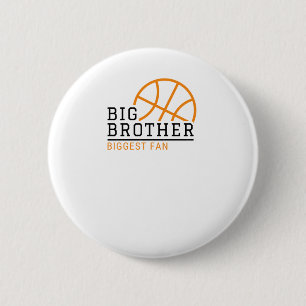 Big Brother Größter Fan Basketball Button