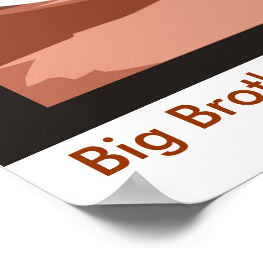 Big Brother guckt! Poster (Ecke)