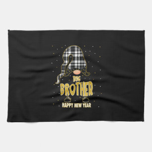 Big Brother Happy New Year  Match-Geschenk Geschirrtuch