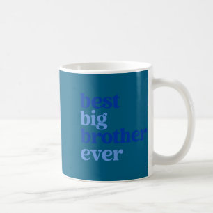 Big Brother Immer Grau Mit Blauem Text Jungen _2 Kaffeetasse