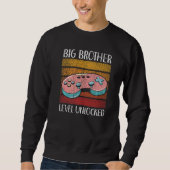 Big Brother Level Entsperrt Bestes Blog je Brother Sweatshirt (Vorderseite)