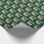 Big Brother Little Brother - Baseball-Spieler Geschenkpapier (Ecke)