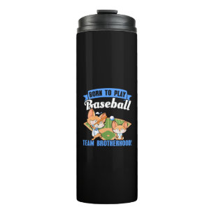 Big Brother Little Brother - Baseball-Spieler Thermosbecher