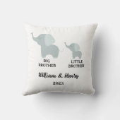 Big Brother & Little Brother Elephant, Individuell Kissen (Rückseite)