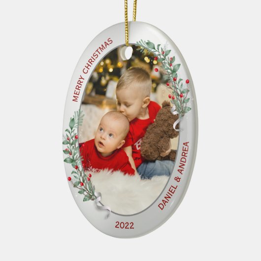 Big Brother Little Sister Classic Warm Quote Keramik Ornament (Links)