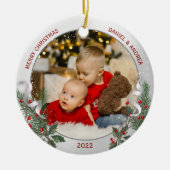 Big Brother Little Sister Warm Quote Ornament (Vorne)