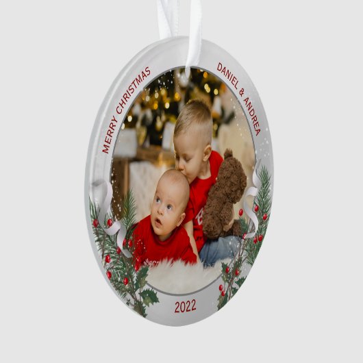Big Brother Little Sister Warm Quote Ornament (Vorderseite)