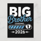 Big Brother Loading: Neue Babynamensankündigung  Postkarte (Vorderseite)