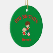 Big Brother mit Baby Brother Big Bro Jahr Keramik Ornament (Rechts)