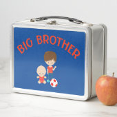 Big Brother mit Baby Brother Personalisiert Metall Brotdose (Beispiel)