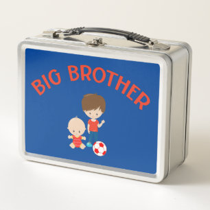 Big Brother mit Baby Brother Personalisiert Metall Brotdose