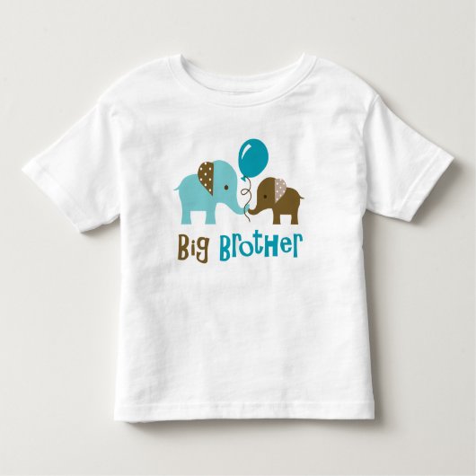 Big Brother - Mod Elephant Kleinkind T-shirt (Vorderseite)
