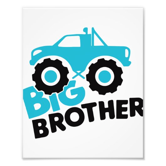 Big Brother Monster Truck Fotodruck (Vorne)