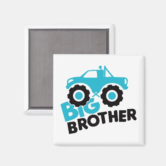 Big Brother Monster Truck Magnet (Vorderseite/Rückseite)