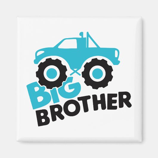 Big Brother Monster Truck Magnet (Vorne)