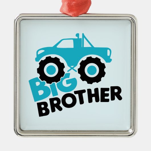 Big Brother Monster Truck Ornament Aus Metall (Vorne)