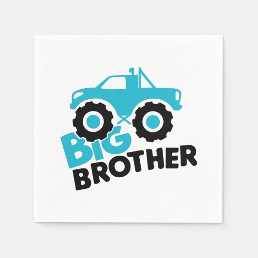 Big Brother Monster Truck Serviette (Vorderseite)