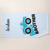 Big Brother Monster Truck Strandtuch (Vorderseite)