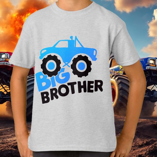 Big Brother Monster Truck T-Shirt | Grafik für Coo