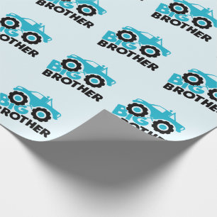 Big Brother Monstertruck Geschenkpapier